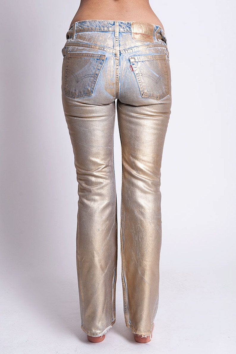 levi gold jeans