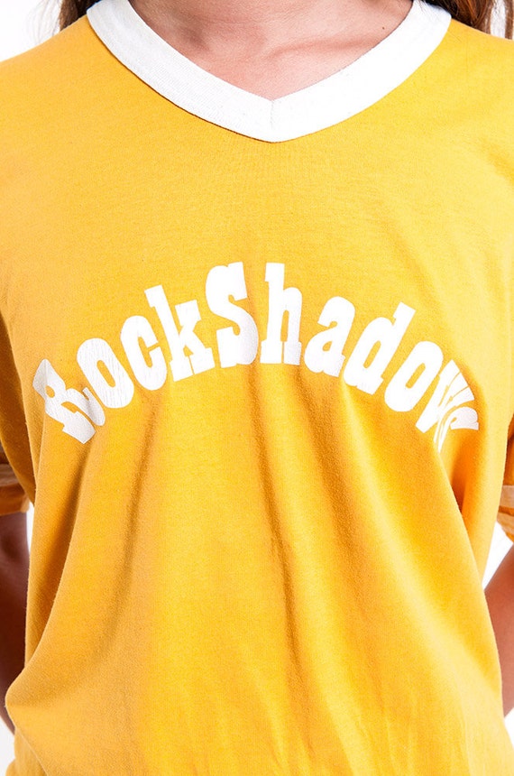Yellow Rock Shadows Sports Jersey Vintage VNeck Te