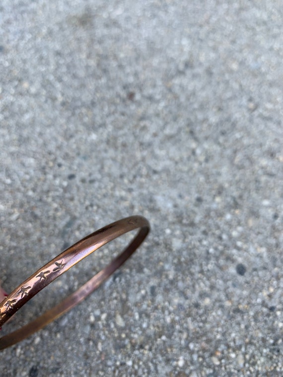 Bronze Copper Tone Brass Large Vintage Bracelet Ba