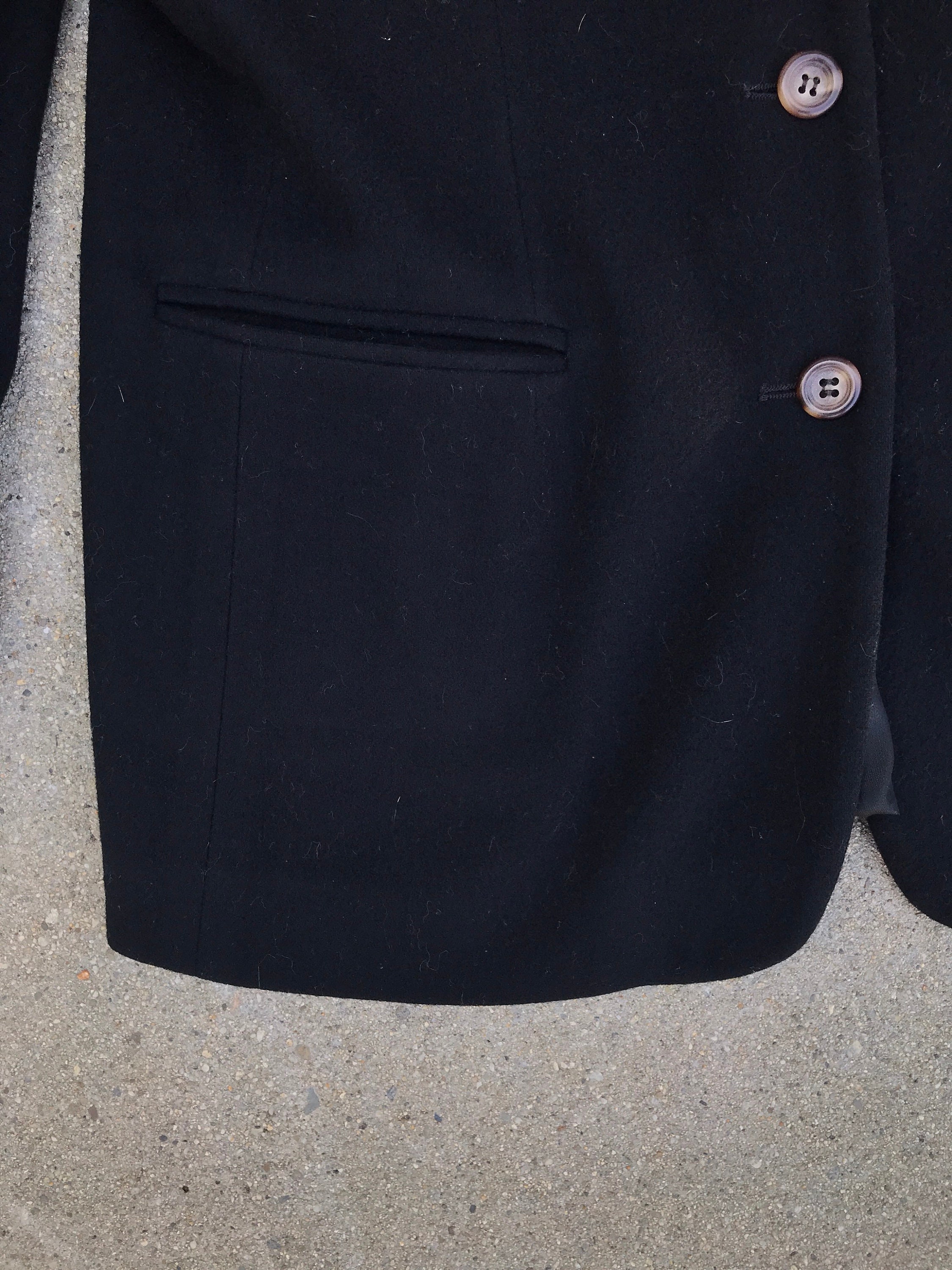L.L. Bean Black Wool Vintage Blazer Jacket Size 8P - Etsy