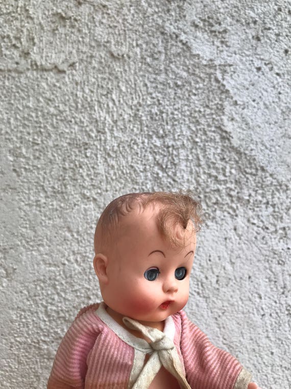 The Vintage Collectible Baby Doll in Pink Corduro… - image 2