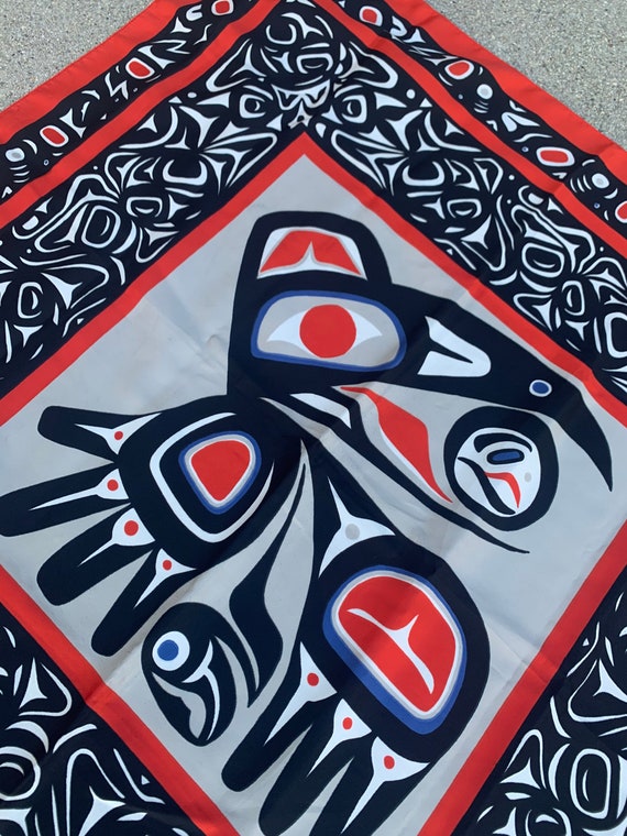 Haia Artist Jocelyne Mauge Totem Red Black And Blu