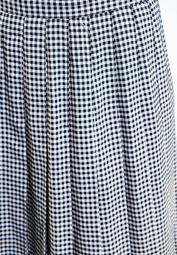 The Vintage Grunge Gingham Pleat Skirt - image 4