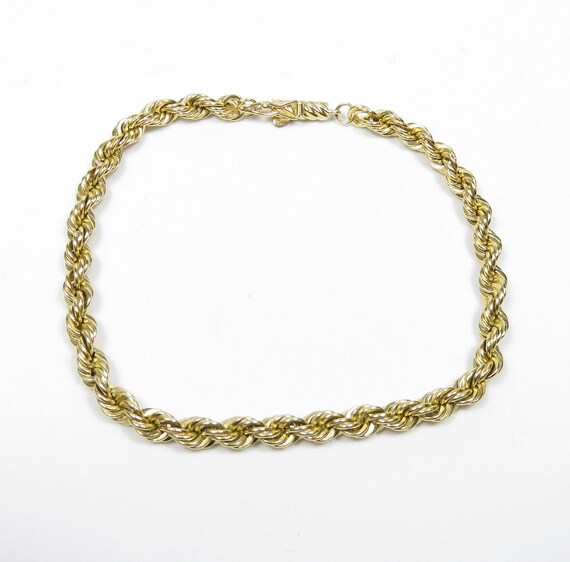 Vintage 14k Gold Braided Bracelet; Heavy Gold Brac