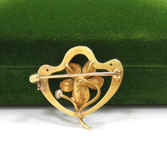 Broche Ruban Noué Plaqué Or – Vintage – Parfaite Pour Saint-Valentin