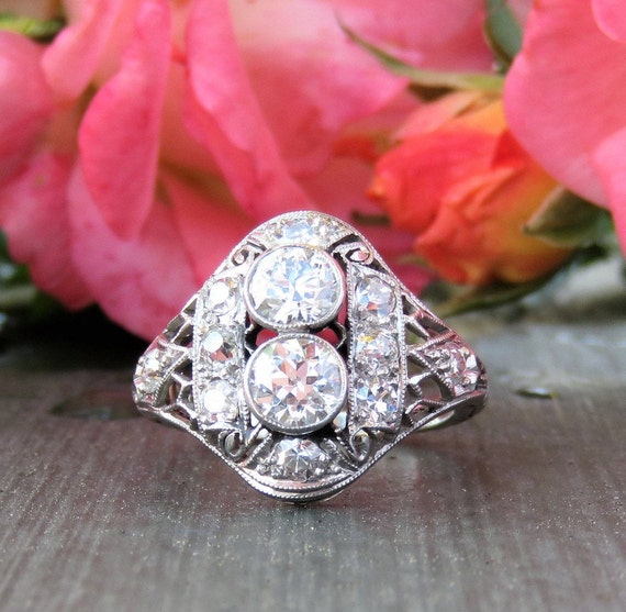 Tanzanite /& Sterling Silver Ring Size 8 February Birthstone Half Eternity Multistone Stackable Engagement Ring