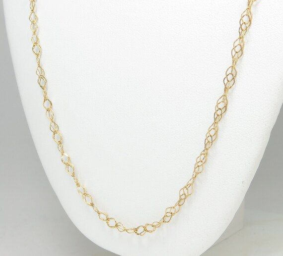 18k Gold Italian Decorative Chain 18k 