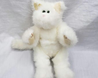 Vintage TY Attic Treasure Jointed Katrina the Kitty Cat Plush Stuffed Animal