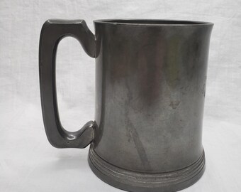 Vintage British Garden Society Pewter Mug with Engraving presented by Smallholder