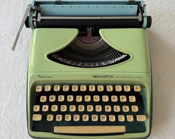 Remington Streamliner Sperry Rang typemachine groen