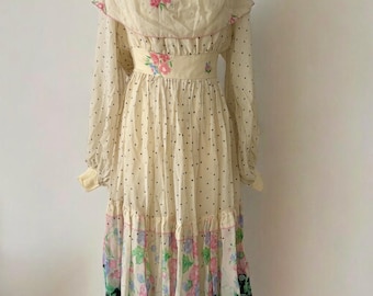 Vintage jurk uit de jaren 80