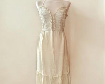 Vintage witte jurk