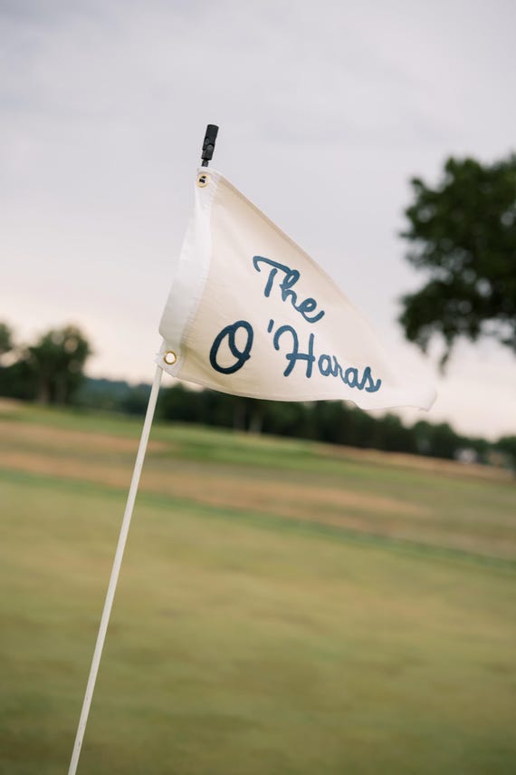 Last Name pennant | Personalized wedding  marriage pennant flag | established pennant, golf wedding pennant flag christmas gift