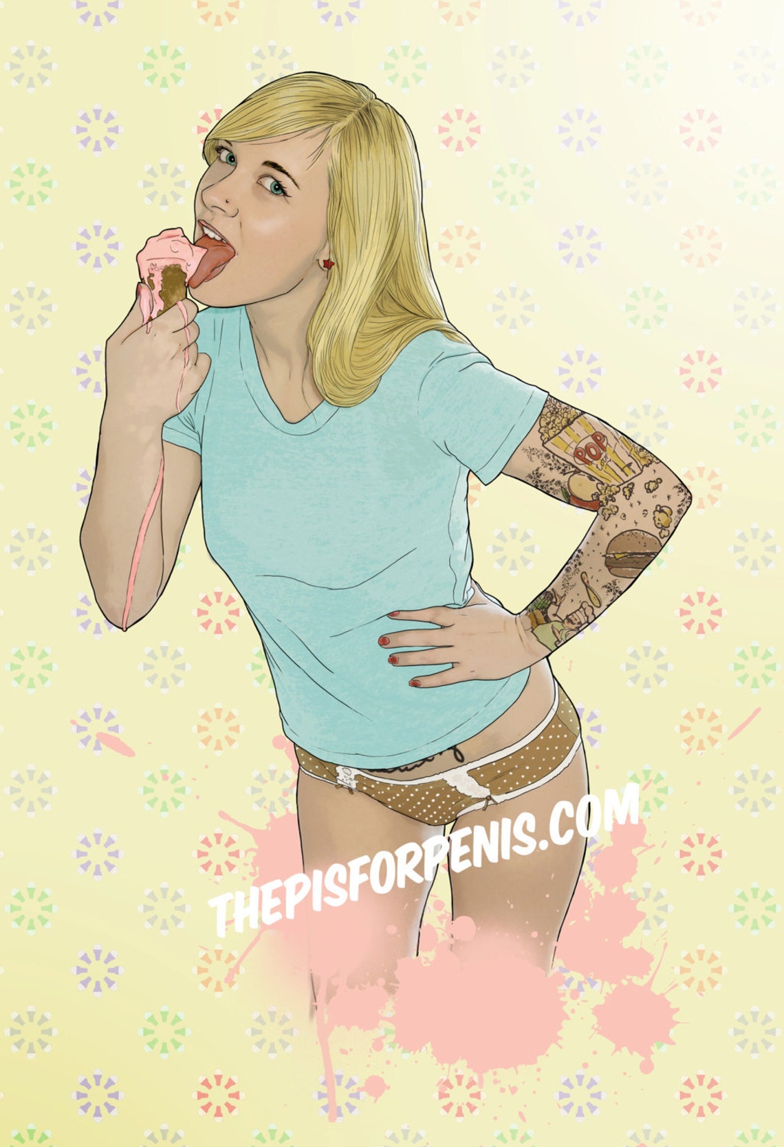 Just Put it in Your Mouth 8x10 Etsy