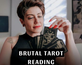 Lectura de Tarot Brutal / El mismo día / Rápida, Precisa / Perspicacia Psíquica / Amor, Carrera, Futuro, Presente, Pasado / Lectura Honesta / Lectura Detallada