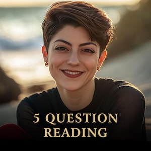 Lectura precisa de tarot de 5 preguntas / Lectura psíquica el mismo día / Amor, carrera y perspectivas futuras / Lectura detallada de cartas del tarot