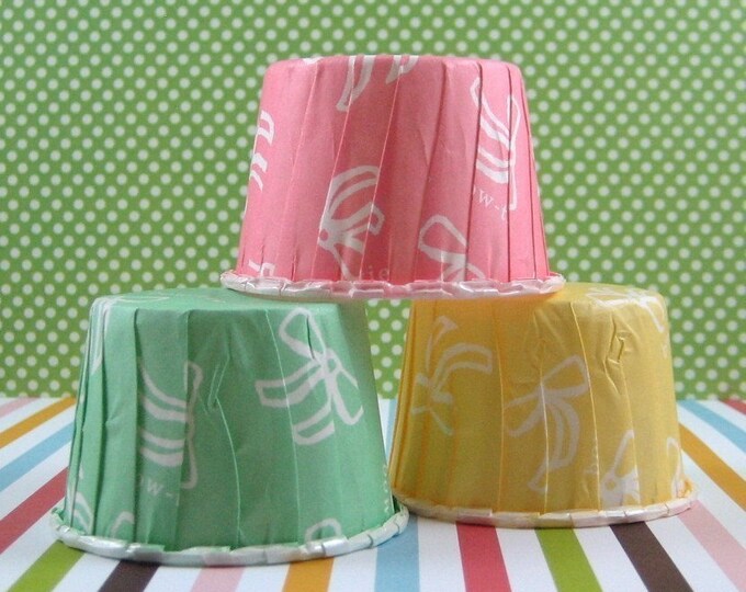 Small Ribbon Ribbon Muffin Cups Set - Etsy