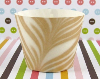 25 Cappuccino Baking Cups