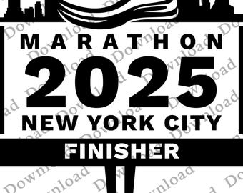 Op maat gegraveerde mokken Afbeeldingen van de marathon van NYC 2025 Download 4 png-bestanden voor Yeti, Stanley en anderen