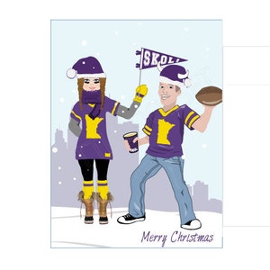 Minnesota Vikings Christmas Card image 2