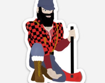 Paul Bunyan Decal Sticker