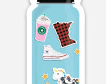 Water bottle Decal Sticker