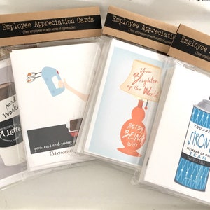 Pack de cartes d’appréciation des employés