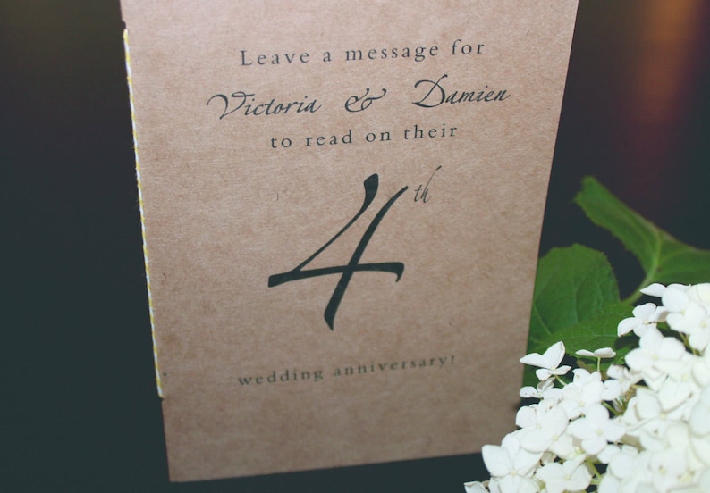 Guest Book Table Numbers // Personalized Table Number Table // Anniversary Table Numbers image 3