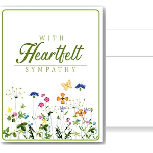 Ensemble de cartes de sympathie