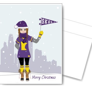 Minnesota Vikings Christmas Card image 1
