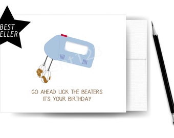 Birthday Card // Lick the Beaters