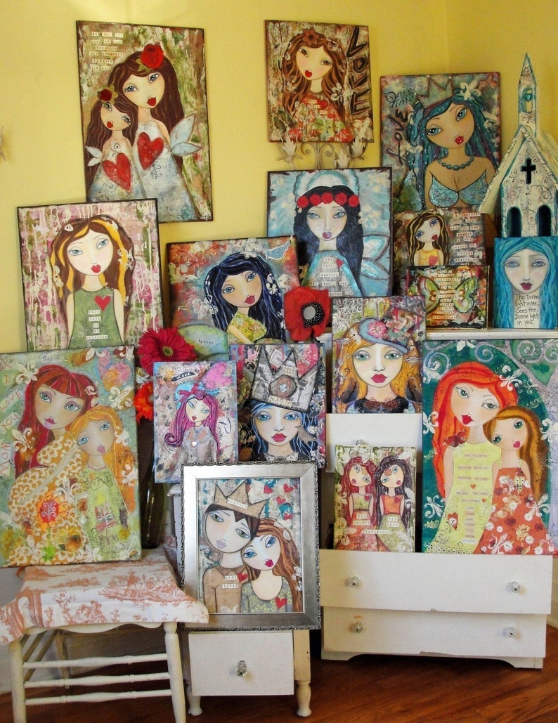 We May Not Have it all Together Fine Art Print of Mixed Media image 1
