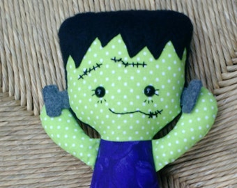Frankenstein's Monster Rag doll Calico ready to ship