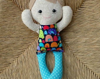 Boy Rag doll Calico ready to ship