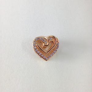 Pandora Sparkling Entwined Hearts Charm