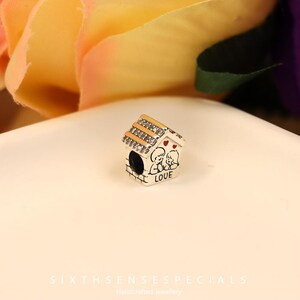 Pandora Style S925 Sterling Silver Love Family Bead Charm Heartfelt Jewelry Gift for Women Girls Bracelet Necklace Family Bond Accessories