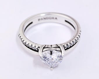 Diamond Ring S925 Ale 54 Ring Price PANDORA POLISHED SPARKLING