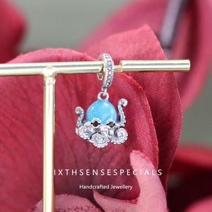Pandora Style925 Sterling Silver Ocean Theme Pendant Charm For DIY Bracelet Making Octopus Sea Creature Bead Unique Handmade Jewelry