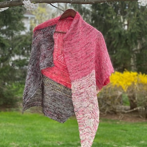 crochet pattern//Artemis Shawl by FierceHook, asymmetrical, shawl, crochet, Tunisian crochet, Tunisian slip stitch, Tunisian Knit stitch