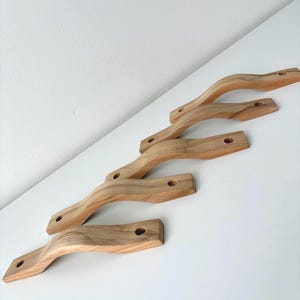 Handles & grips light teak wood handmade
