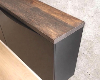 Ripiano di ricambio nero per scarpiera Ikea Trones | Riciclo del ripiano Trônes | Pannello per scarpiera singola Trones | Ripiano sottile nero per Trônes