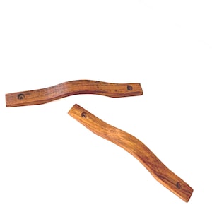 Tiradores de teca para puertas y cajones de armarios | Tiradores de madera | Tiradores artesanales | Pomos de teca para puertas | Tiradores para cajones | Tiradores de madera