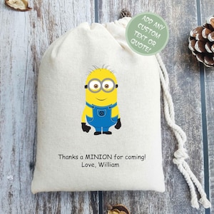 Minion Themed Birthday Party Bags | Birthday Party Favor Bag | Minion Party Bag | Minion Birthday Party Supplies | Minion Party Decorations
