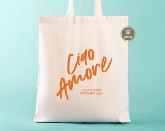 Ciao Amore Tote Bag: Italian Wedding Welcome Gift