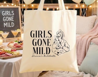 Personalized Bachelorette Party Tote | Girls Gone Mild Spa Weekend