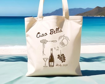 Ciao Bella Italian Wedding Favor Tote Bag