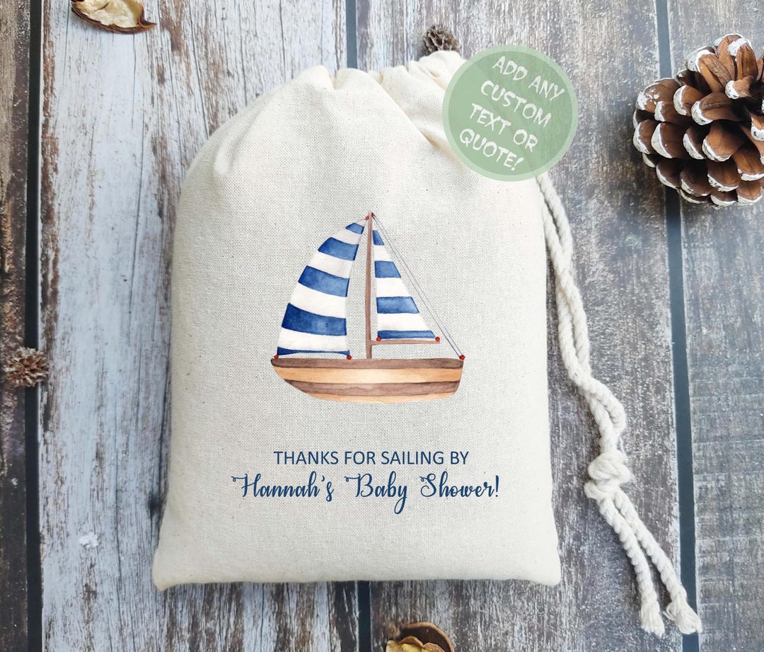 Nautical Theme Party Favor Bags | Birthday Party Favor Bags | Nautical ...