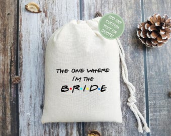 Friends Hen Party Favor Bags: Custom Hangover Kit, I Do Crew