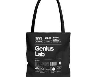 BTS Minimalist Tote Bag - Yoongi