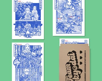 The Legend of Zelda Riso Print Bundle